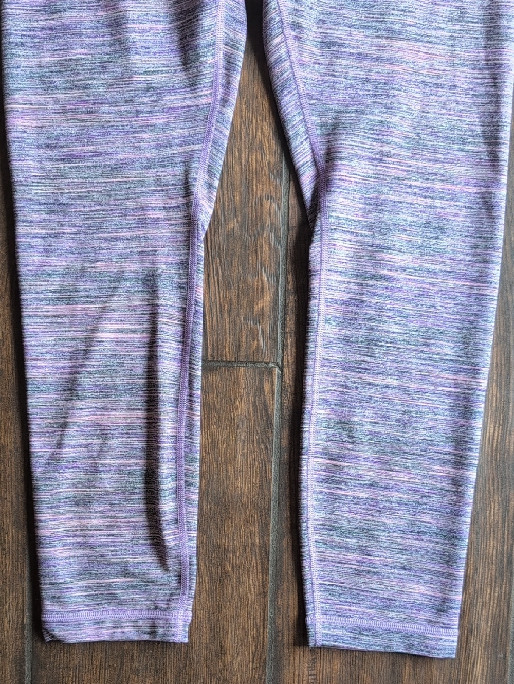 Lululemon High Times Pants Space Dye Camo Tender Violet Black Grape - Women's 8 - Picture 3 of 6